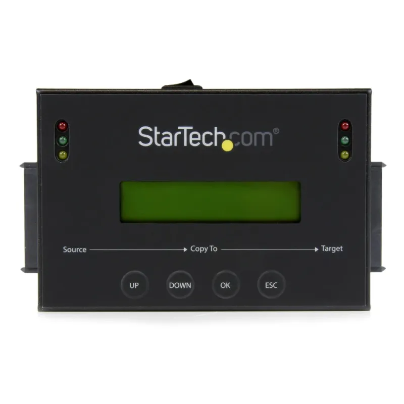 Duplicador StarTech.com - 2.5"/3.5" - SATA - HDD/SSD - Negro - SATDUP11IMG