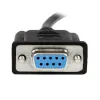 Cable Nulo de Módem StarTech.com - RS232 DB9 - 2m - Hembra a Hembra - SCNM9FF2MBK