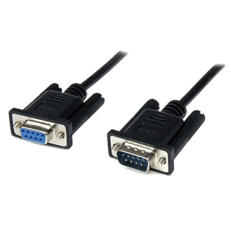 Cable StarTech.com 2m Modem Nulo Serial DB9 Hembra a Macho - SCNM9FM2MBK