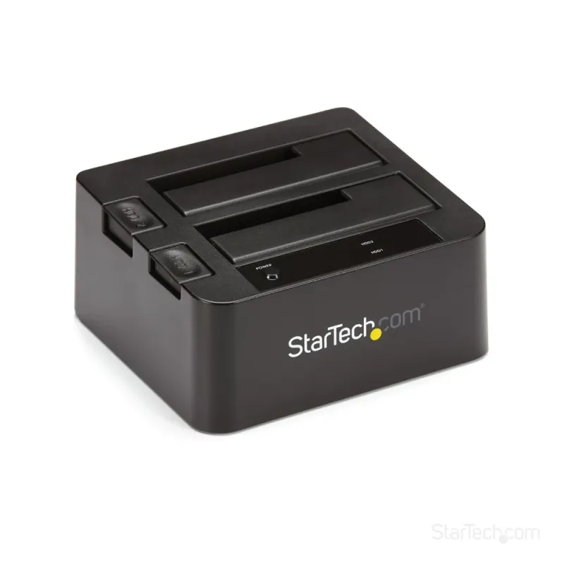 Docking Station StarTech.com - 2.5"/3.5" - USB 3.1 - SATA - HDD/SSD - 2 Bahías - SDOCK2U313