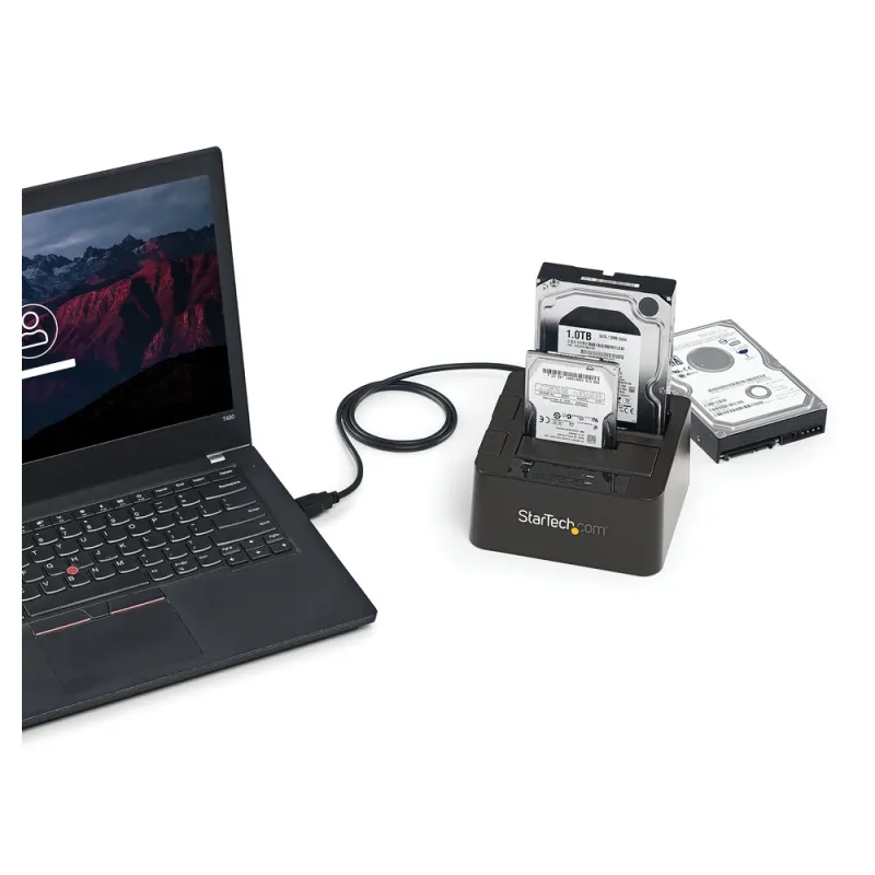 Docking Station StarTech.com - 2.5"/3.5" - USB 3.1 - SATA - HDD/SSD - 2 Bahías - SDOCK2U313