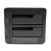 Docking Station StarTech.com - 2.5"/3.5" - USB 3.0 - SATA - eSATA - HDD/SSD - 2 bahías - Negro - SDOCK2U33EB