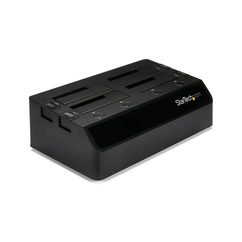 Docking Station StarTech.com - 2.5"/3.5" - USB 3.0 - SATA - HDD/SSD - 4 bahías - Negro - SDOCK4U33