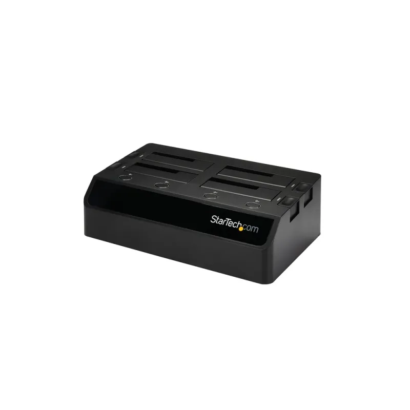 Docking Station StarTech.com - 2.5"/3.5" - USB 3.0 - SATA - HDD/SSD - 4 bahías - Negro - SDOCK4U33