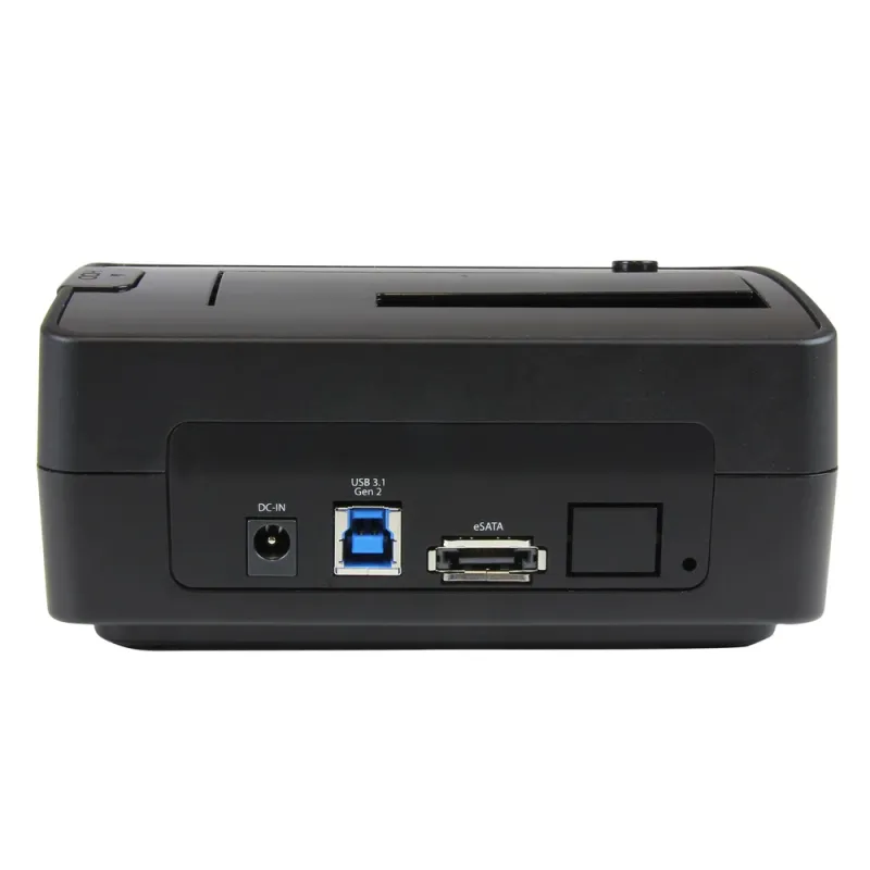 Estación de conexión StarTech.com SDOCKU313E - para Disco Duro SATA - 2.5" / 3.5" - USB 3.1 - Negro - SDOCKU313E