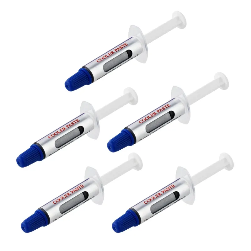 Jeringuillas StarTech.com - Resellables - De Pasta Térmica - 1.5g - 5 Piezas - SILV5-THERMAL-PASTE