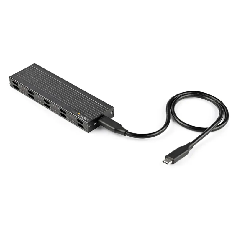 Gabinete StarTech.com - USB 3.2 - M.2 - SSD - Negro - SM2E1BMU31C