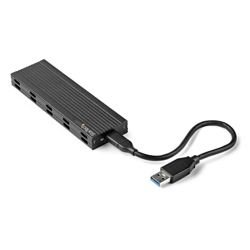 Gabinete StarTech.com - USB 3.2 - M.2 - SSD - Negro - SM2E1BMU31C