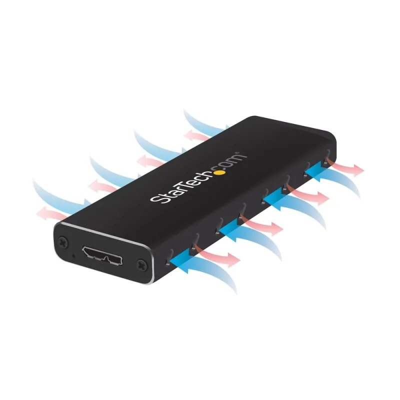 Gabinete StarTech.com - M.2 - USB 3.0 - SSD - SM2NGFFMBU33