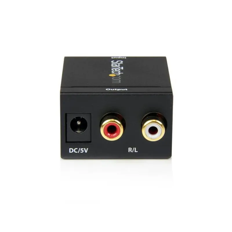 Convertidor de Audio StarTech.com - Digital Coaxial SPDIF / Toslink a RCA Analógico -  - SPDIF2AA