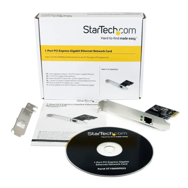 Tarjeta de Red StarTech.com - PCI-Express - 1000 Mbit/s - Ethernet - ST1000SPEX2
