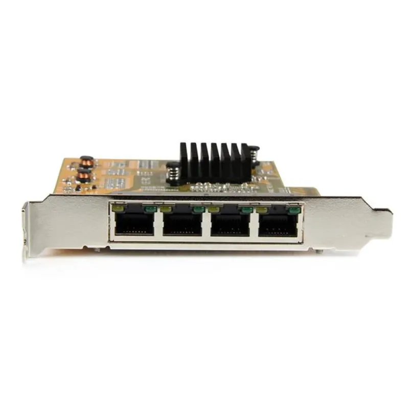 Tarjeta de Red StarTech.com - PCI-Express - 2000 Mbit/s - 4x Ethernet - ST1000SPEX43