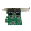 Tarjeta de Red StarTech.com - PCI-Express - 2000 Mbit/s - 2x Ethernet - ST1000SPEXD4