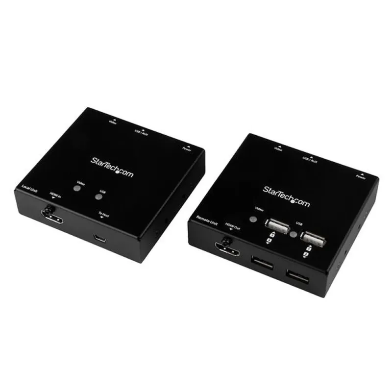 Extensor de Vídeo Startech.com - HDMI - RJ45 - Cat6 - Hub USB 4 Puertos - 50m - 1080p - ST121USBHD