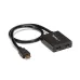 Divisor de Vídeo StarTech.com HDMI de 2 Puertos - Splitter HDMI 4k 30Hz de 2x1 Alimentado por USB - ST122HD4KU Divisor de Vídeo StarTech.com HDMI de 2 Puertos - Splitter HDMI 4k 30Hz de 2x1 Alimentado por USB - ST122HD4KU