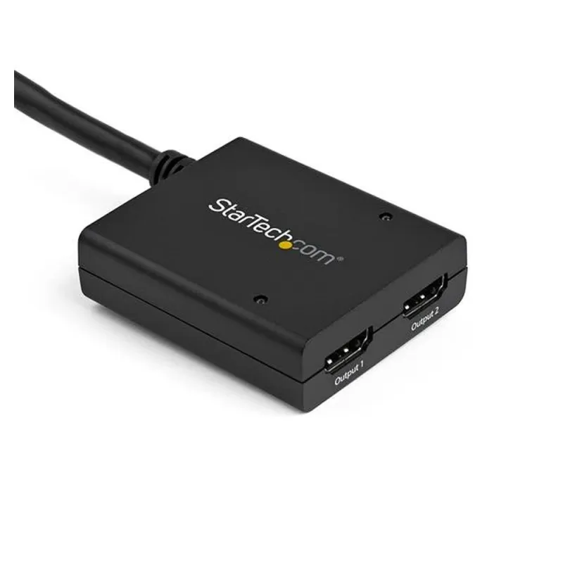 Divisor de Vídeo StarTech.com HDMI de 2 Puertos - Splitter HDMI 4k 30Hz de 2x1 Alimentado por USB - ST122HD4KU