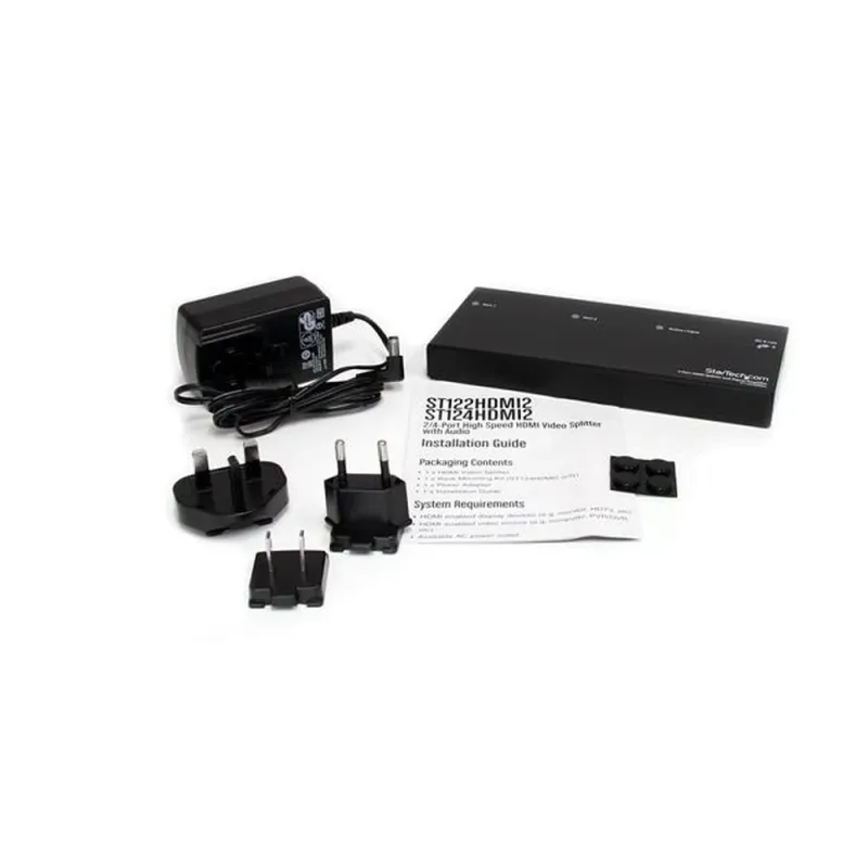 Divisor StarTech.com ST122HDMI2 - Bifurcador HDMI 2 Puertos - Audio Splitter - ST122HDMI2