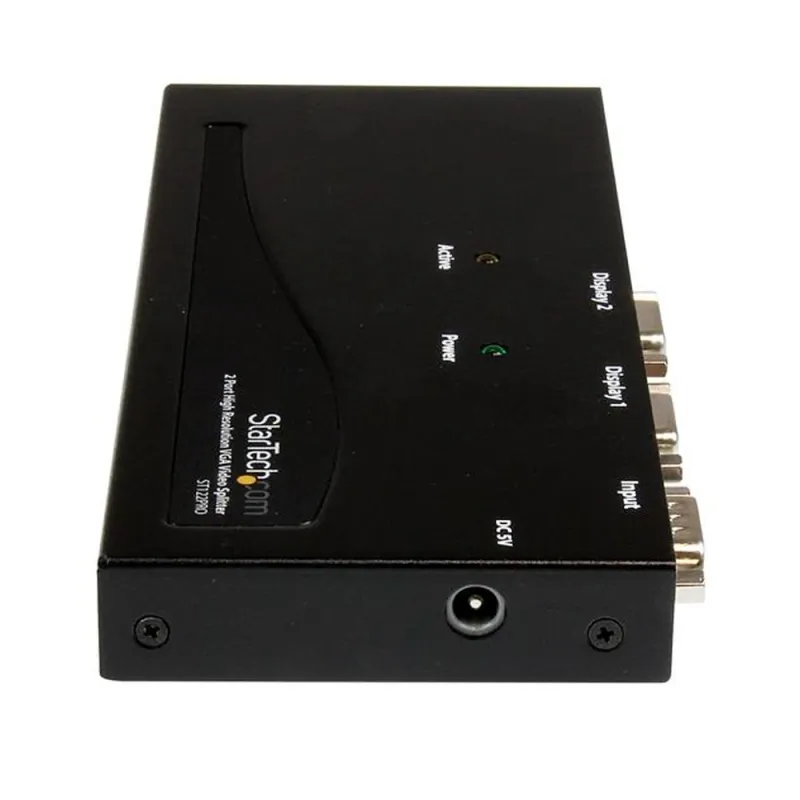 Duplicador Divisor StarTech.com ST122PRO - Vídeo VGA - 2 Puertos - 350MHz - Splitter - ST122PRO