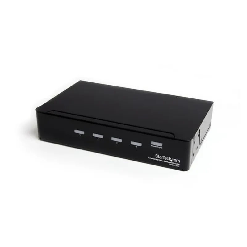 Divisor StarTech.com ST124HDMI2 - HDMI 4 Puertos - Audio Splitter - 1920x1200 - 1080p - ST124HDMI2