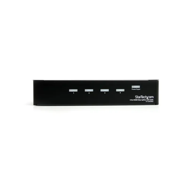 Divisor StarTech.com ST124HDMI2 - HDMI 4 Puertos - Audio Splitter - 1920x1200 - 1080p - ST124HDMI2
