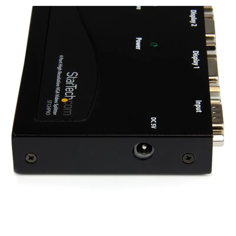 Duplicador Divisor StarTech.com ST124PRO Splitter VGA - 4 Puertos - 350MHz - Duplicador - ST124PRO