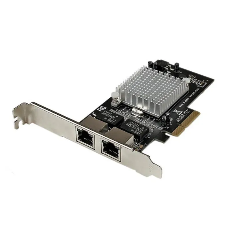 Tarjeta de Red StarTech.com - PCI-Express - 2000 Mbit/s - 2x Ethernet - ST2000SPEXI