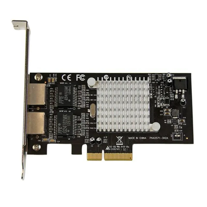 Tarjeta de Red StarTech.com - PCI-Express - 2000 Mbit/s - 2x Ethernet - ST2000SPEXI
