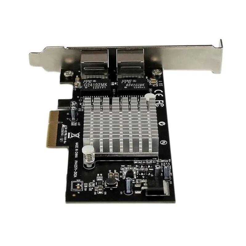 Tarjeta de Red StarTech.com - PCI-Express - 2000 Mbit/s - 2x Ethernet - ST2000SPEXI