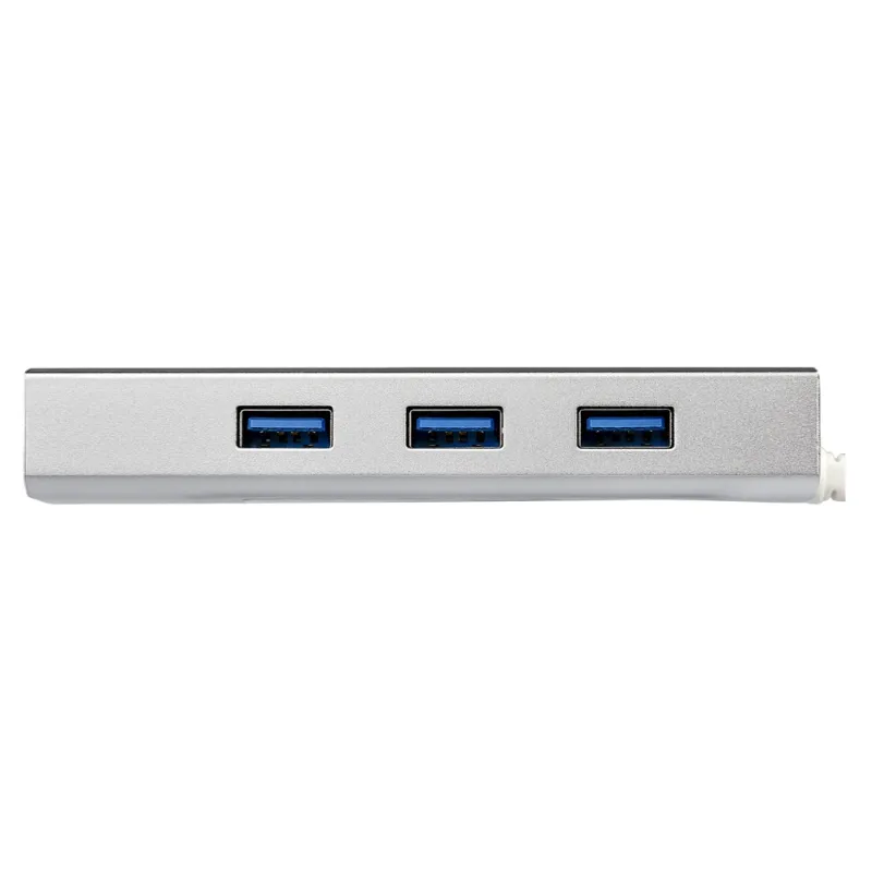 Hub USB StarTech.com - 3 Puertos USB 3.0 - Adaptador Ethernet - Blanco - ST3300G3UA