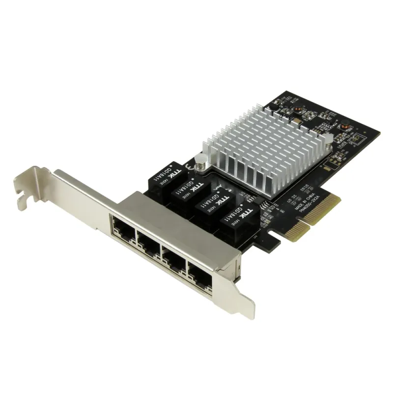 Tarjeta de Red StarTech.com - PCI-e - 2000 Mbit/s - 4x Ethernet - ST4000SPEXI