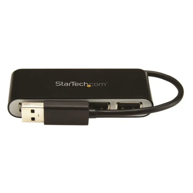 Hub StarTech.com ST4200MINI2 - USB 2.0 - 4 Puertos - Negro - ST4200MINI2