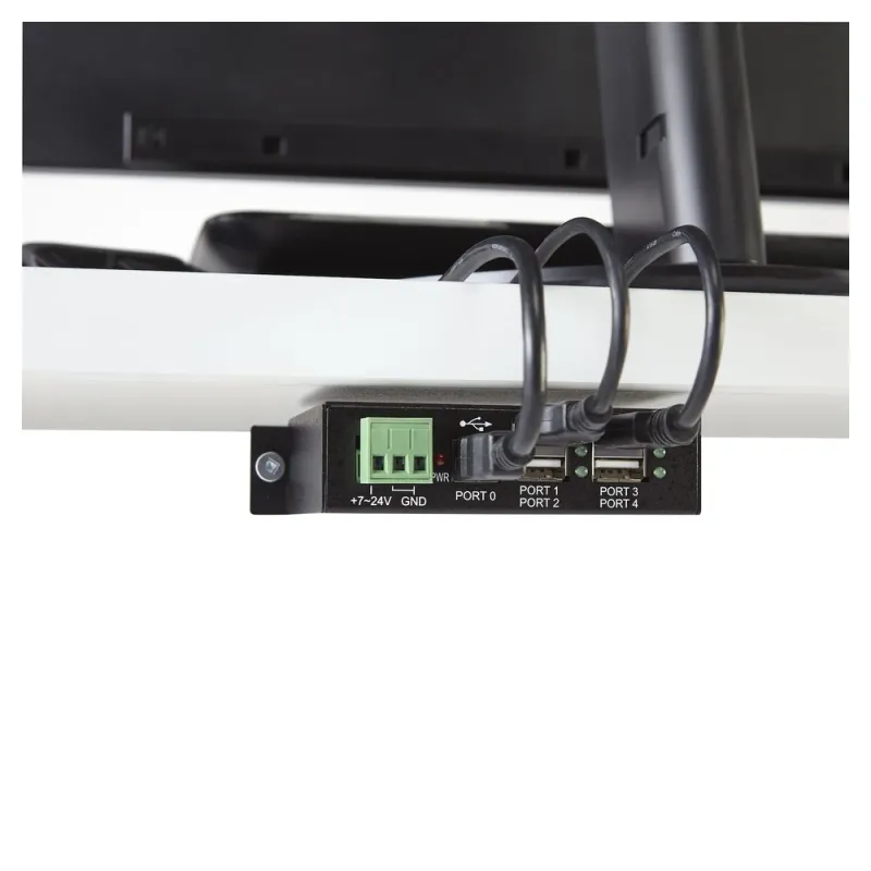 Concentrador HUB Industrial StarTech.com - 4 Puertos USB 2.0 - Soporte de Montaje  - ST4200USBM