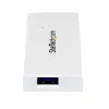 Adaptador Concentrador Hub StarTech.com USB 3.0 - 4 Puertos - Blanco - ST4300MINU3W