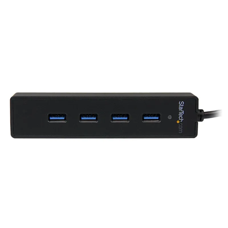 Adaptador StarTech.com Concentrador Hub USB 3.0 Super Speed Portátil de 4 Puertos Salidas - especialStartech.com - ST4300PBU3