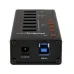 HUB Concentrador StarTech.com - 4 Puertos USB 3.0 - 3 de Carga USB - Carcasa de Metal - ST4300U3C3