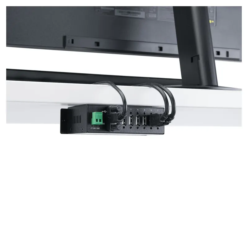 Concentrador HUB Industrial StarTech.com - 7 Puertos USB 2.0 - Montaje en Superficie - ST7200USBM