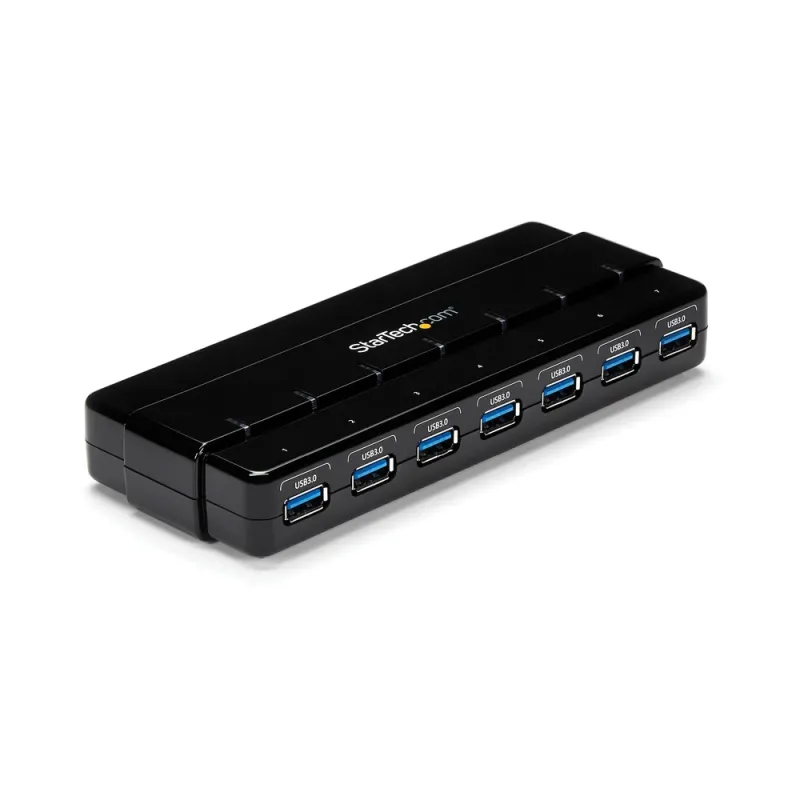 Hub StarTech.com ST7300USB3B - Concentrador USB 3.0 - 7 Puertos - ST7300USB3B