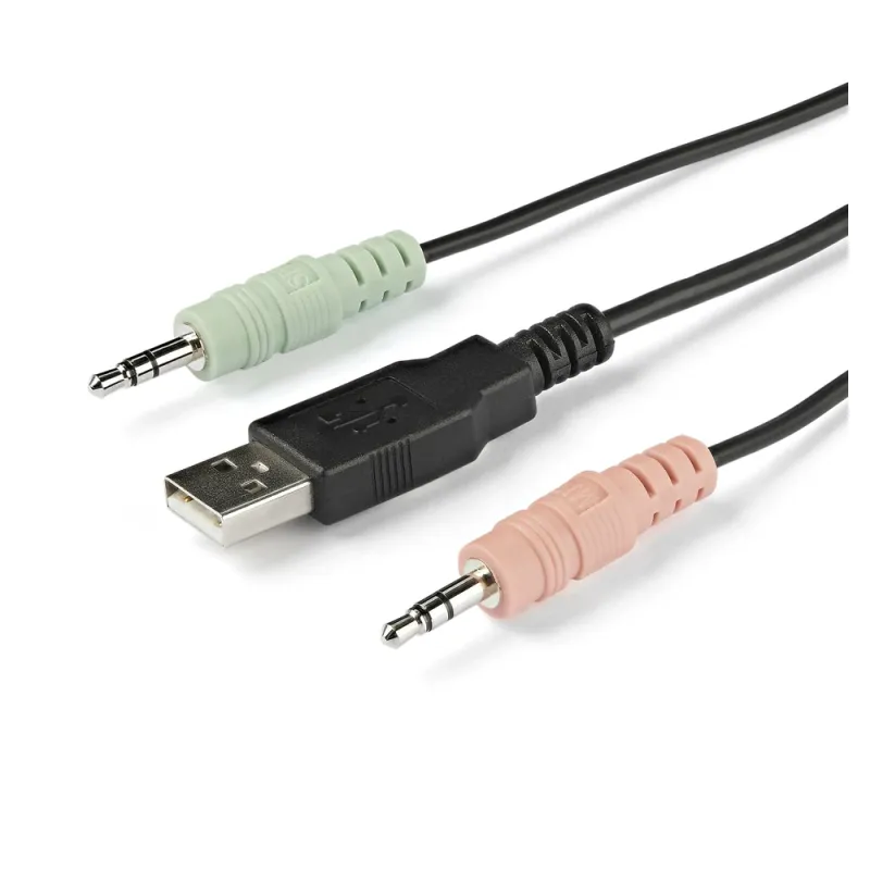 Conmutador StarTech.com - USB - HDMI - 3.5mm - Alimentado Vía USB - SV211HDUA4K