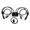 KVM StarTech.com - 2 Puertos HDMI - 2x USB - 2x 3.5mm - 85 cm - SV211HDUA