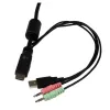 KVM StarTech.com - 2 Puertos HDMI - 2x USB - 2x 3.5mm - 85 cm - SV211HDUA