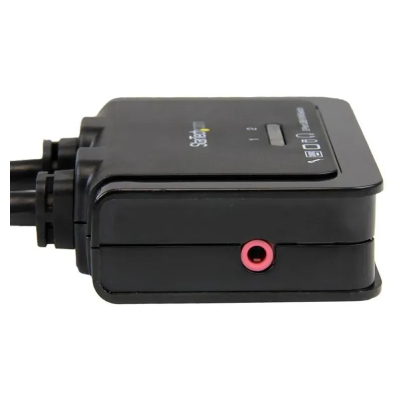 KVM StarTech.com - 2 Puertos HDMI - 2x USB - 2x 3.5mm - 85 cm - SV211HDUA