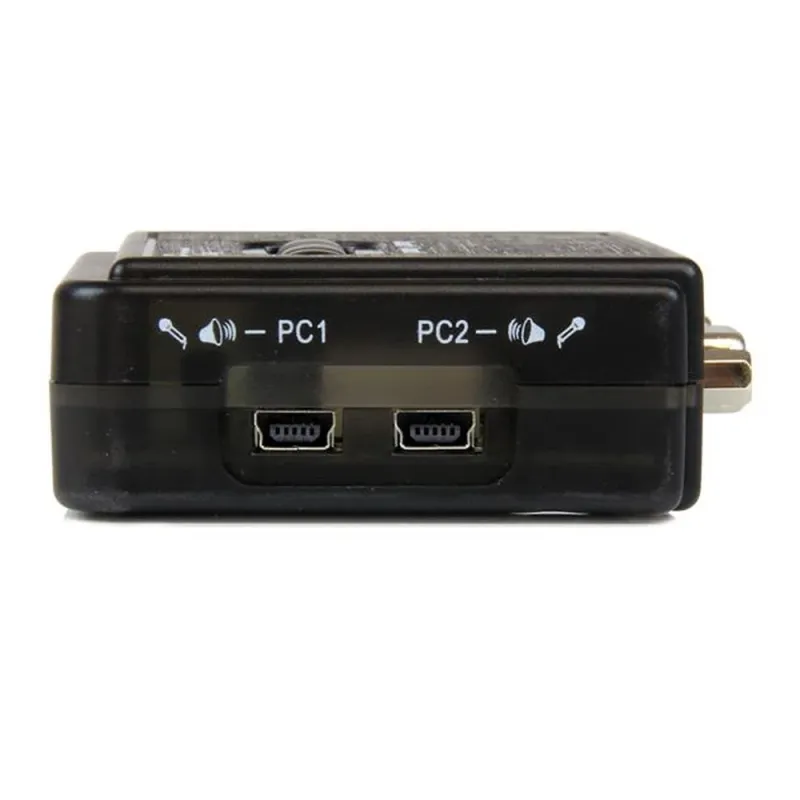 KVM StarTech.com - 2 Puertos VGA - 2x USB-A - 2x USB-B - 2x 3.5mm - SV211KUSB