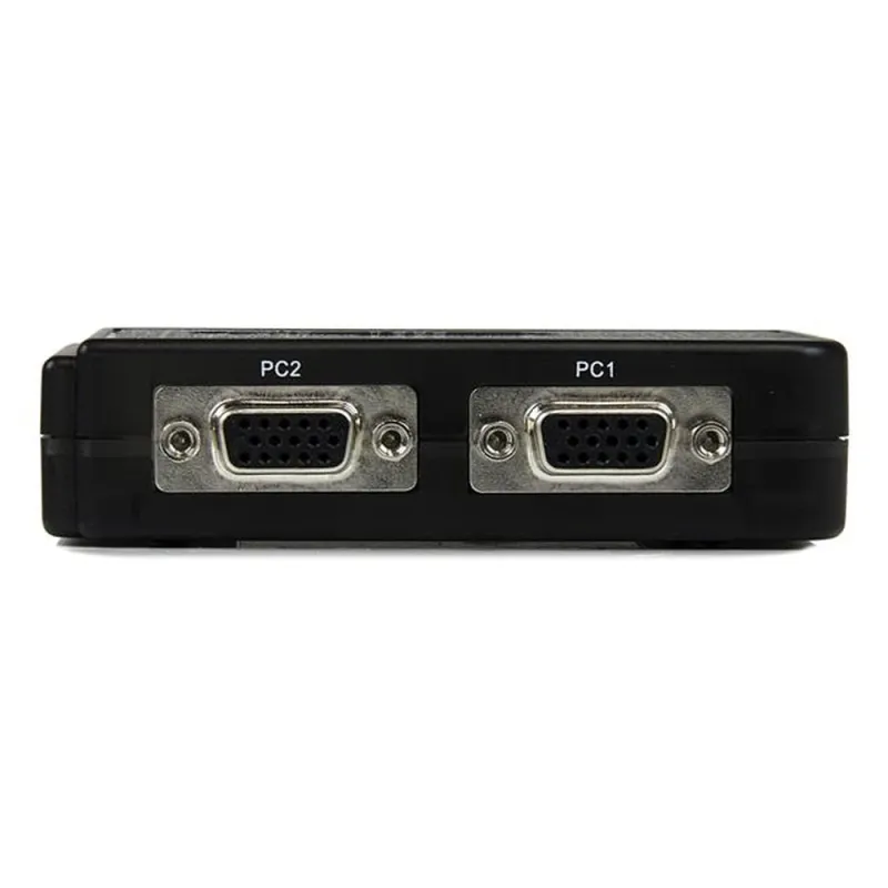 KVM StarTech.com - 2 Puertos VGA - 2x USB-A - 2x USB-B - 2x 3.5mm - SV211KUSB