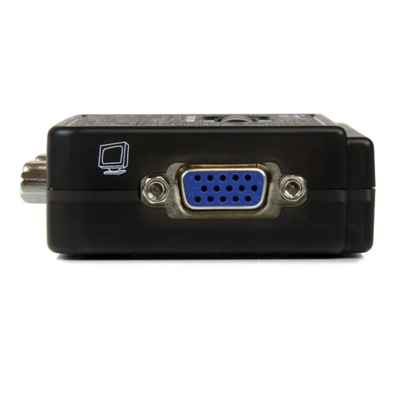 KVM StarTech.com - 2 Puertos VGA - 2x USB-A - 2x USB-B - 2x 3.5mm - SV211KUSB