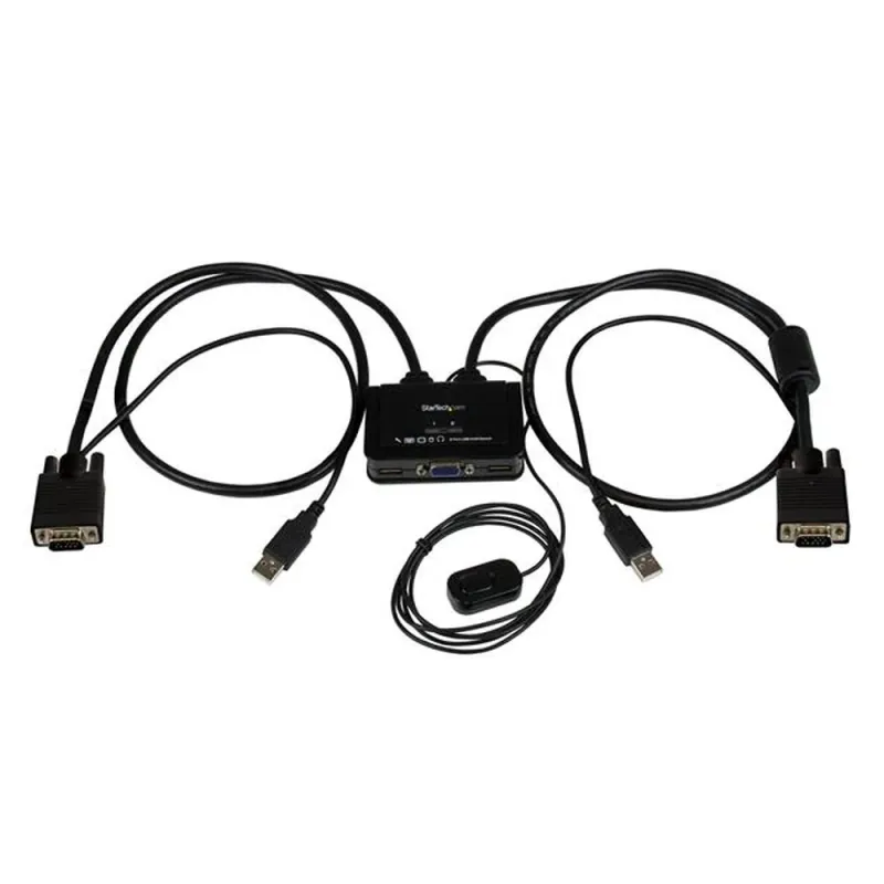 KVM StarTech.com - 2 Puertos VGA - 2x USB - 85cm - SV211USB