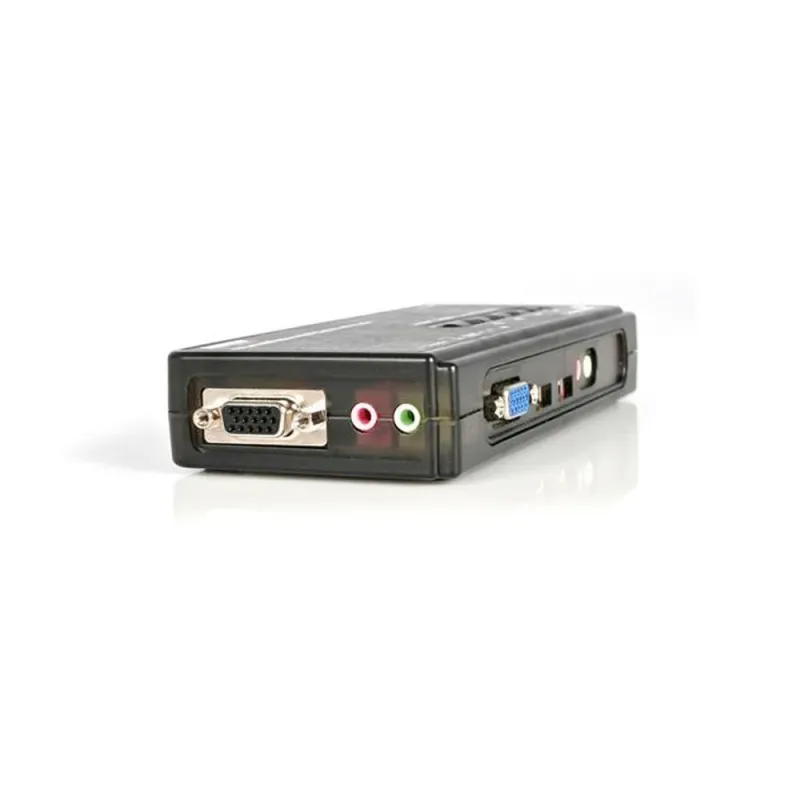 KVM StarTech.com - 4 Puertos VGA - 2x USB 2.0 - 4x 3.5mm - SV411KUSB