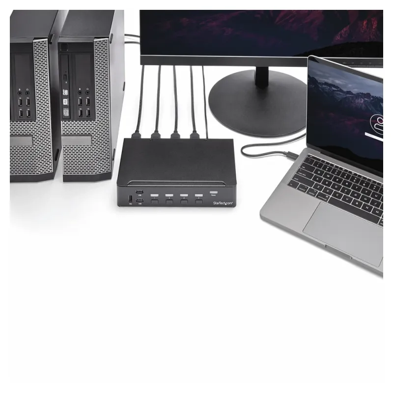 KVM StarTech.com - 4 Puertos HDMI - 4x USB - 4x USB-B - SV431HDU3A2