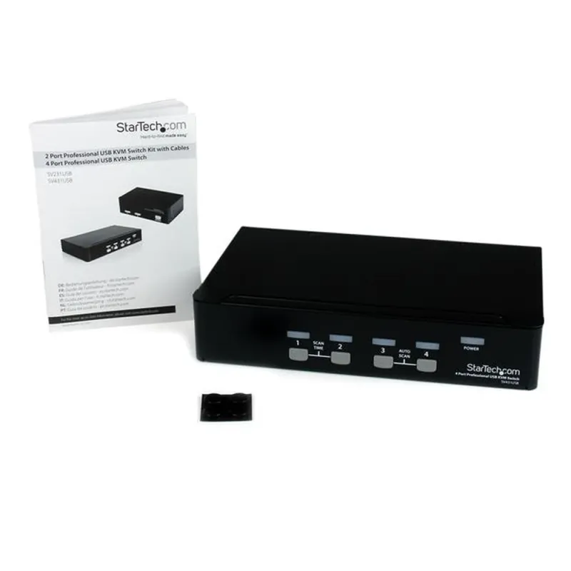 KVM StarTech.com - 4 Puertos VGA - USB - SV431USB