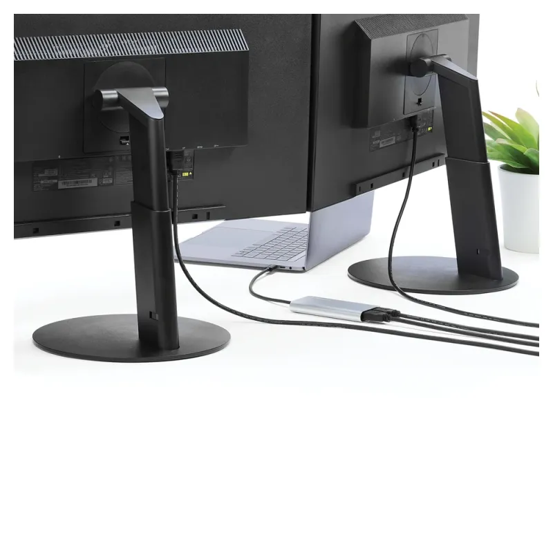 Adaptador de Vídeo StarTech.com - ThunderBolt 3 - USB-C a Doble HDMI - 4K 60Hz - Mac y Win - TB32HD24K60