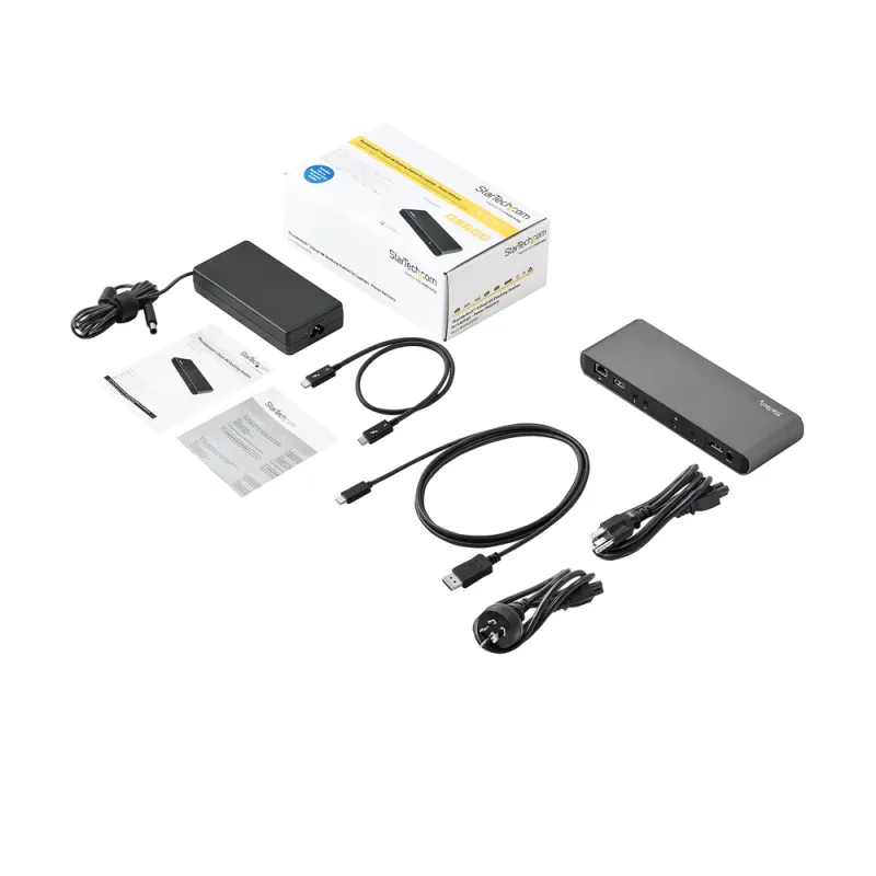 Docking Station StarTech.com TB3DK2DPPD - Thunderbolt 3 - DisplayPort - RJ-45 - USB 3.0 - TB3DK2DPPD